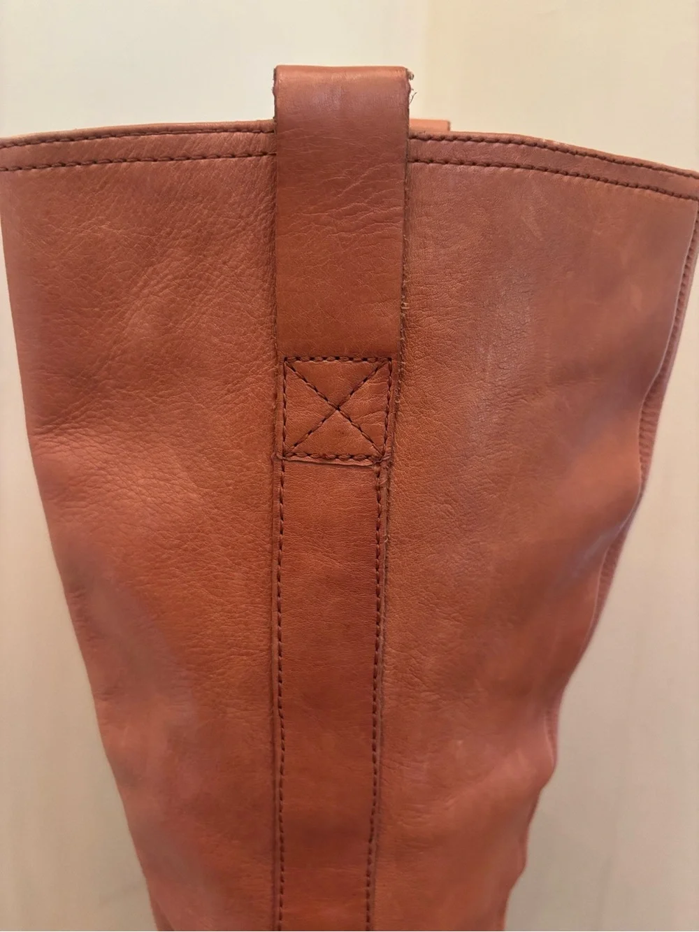 Ralph Lauren Tall Women's Riding Boots in Cognac Leather size 6B